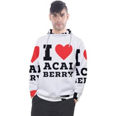 I love acai berry Men s Pullover Hoodie