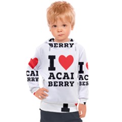 I love acai berry Kids  Hooded Pullover