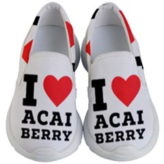 I love acai berry Kids Lightweight Slip Ons
