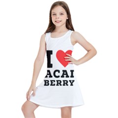I love acai berry Kids  Lightweight Sleeveless Dress