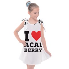 I love acai berry Kids  Tie Up Tunic Dress