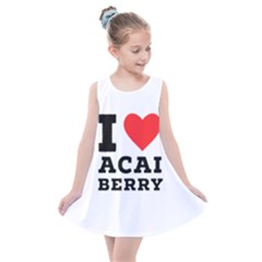 I love acai berry Kids  Summer Dress