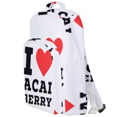 I love acai berry Double Compartment Backpack