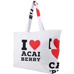 I Love Acai Berry Simple Shoulder Bag by ilovewhateva