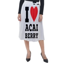 I love acai berry Classic Velour Midi Skirt 