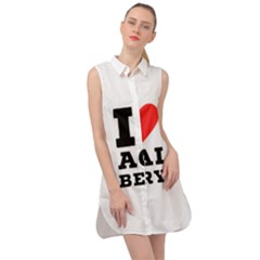 I love acai berry Sleeveless Shirt Dress
