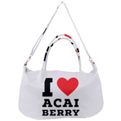 I love acai berry Removable Strap Handbag