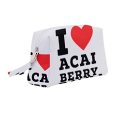 I love acai berry Wristlet Pouch Bag (Medium)