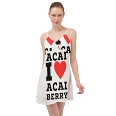 I love acai berry Summer Time Chiffon Dress