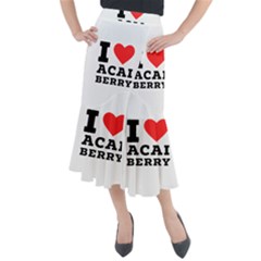 I love acai berry Midi Mermaid Skirt