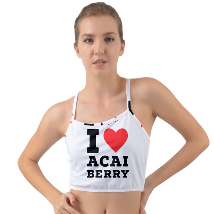 I love acai berry Mini Tank Bikini Top