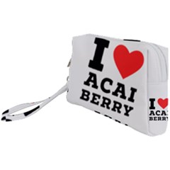 I love acai berry Wristlet Pouch Bag (Small)