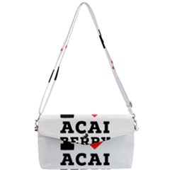 I love acai berry Removable Strap Clutch Bag