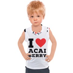 I love acai berry Kids  Sport Tank Top