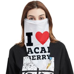 I love acai berry Face Covering Bandana (Triangle)