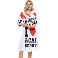 I love acai berry Classy Knee Length Dress