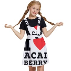 I love acai berry Kids  Apron Dress