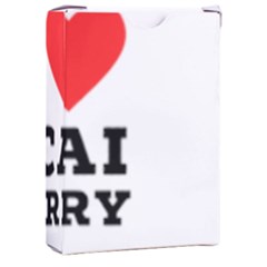 I love acai berry Playing Cards Single Design (Rectangle) with Custom Box