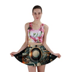 Illustrations Technology Robot Internet Processor Mini Skirt by Cowasu