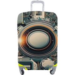 Illustrations Technology Robot Internet Processor Luggage Cover (large) by Cowasu
