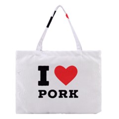 I Love Pork  Medium Tote Bag by ilovewhateva