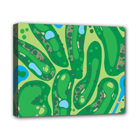 Golf Course Par Golf Course Green Canvas 10  x 8  (Stretched)