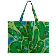 Golf Course Par Golf Course Green Zipper Mini Tote Bag