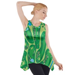 Golf Course Par Golf Course Green Side Drop Tank Tunic