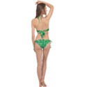 Golf Course Par Golf Course Green Cross Front Halter Bikini Set View2