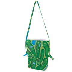 Golf Course Par Golf Course Green Folding Shoulder Bag