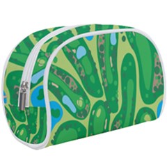 Golf Course Par Golf Course Green Make Up Case (large)