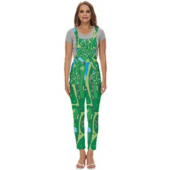 Golf Course Par Golf Course Green Women s Pinafore Overalls Jumpsuit