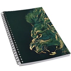 Angry Male Lion 5 5  X 8 5  Notebook