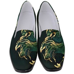 Angry Male Lion Women s Classic Loafer Heels