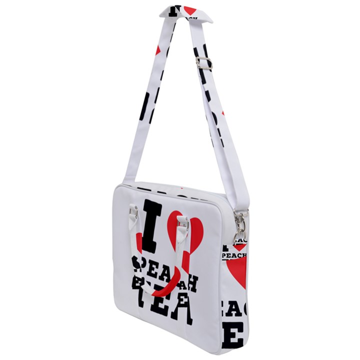 I love peach tea Cross Body Office Bag