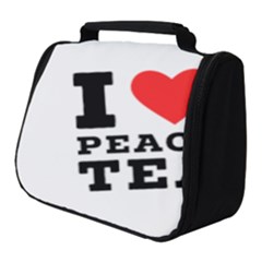 I Love Peach Tea Full Print Travel Pouch (small) by ilovewhateva