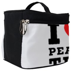 I Love Peach Tea Make Up Travel Bag (big) by ilovewhateva