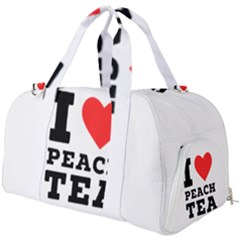 I Love Peach Tea Burner Gym Duffel Bag by ilovewhateva