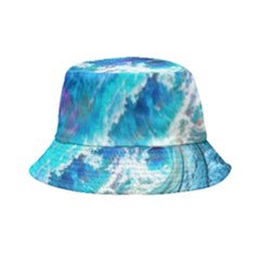 Tsunami Waves Ocean Sea Nautical Nature Water Painting Bucket Hat