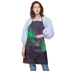 Fantasy Pyramid Mystic Space Aurora Pocket Apron by Cowasu