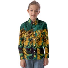 Tiger Kids  Long Sleeve Shirt