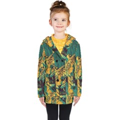 Tiger Kids  Double Breasted Button Coat