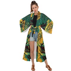 Tiger Maxi Kimono