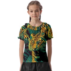 Tiger Kids  Frill Chiffon Blouse