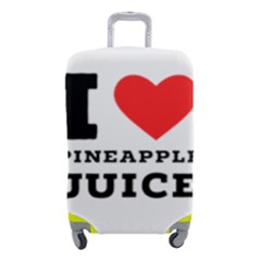 I Love Pineapple Juice Luggage Cover (small) by ilovewhateva