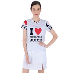 I Love Pineapple Juice Women s Sports Top by ilovewhateva