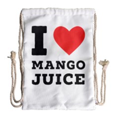 I love mango juice  Drawstring Bag (Large)