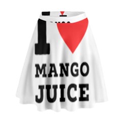 I love mango juice  High Waist Skirt