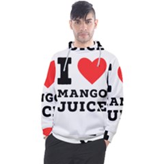 I love mango juice  Men s Pullover Hoodie