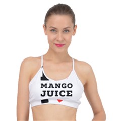 I love mango juice  Basic Training Sports Bra